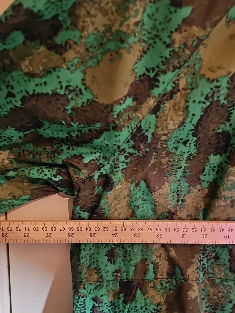 The North Face ANTORA LIMITED Green and Black Camo Hooded Jacket. SIZE XXL